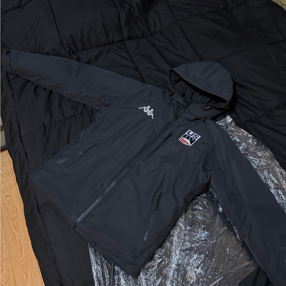Kappa Black Jacket With Logo Patch - image 3
